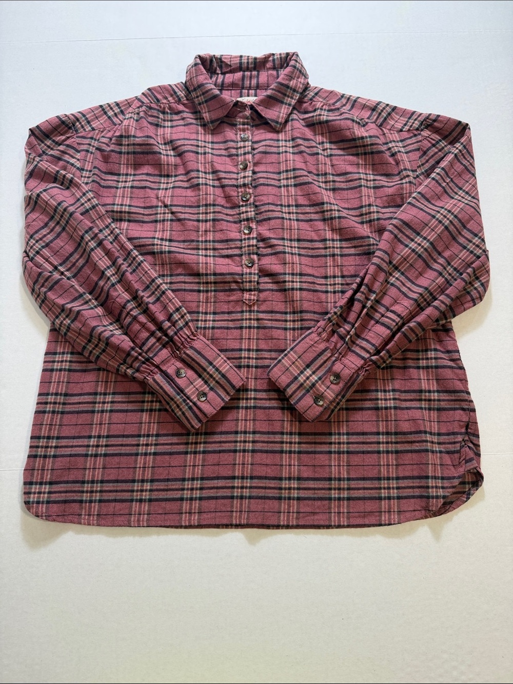 Faherty Olli Plaid Button-Up Shirt